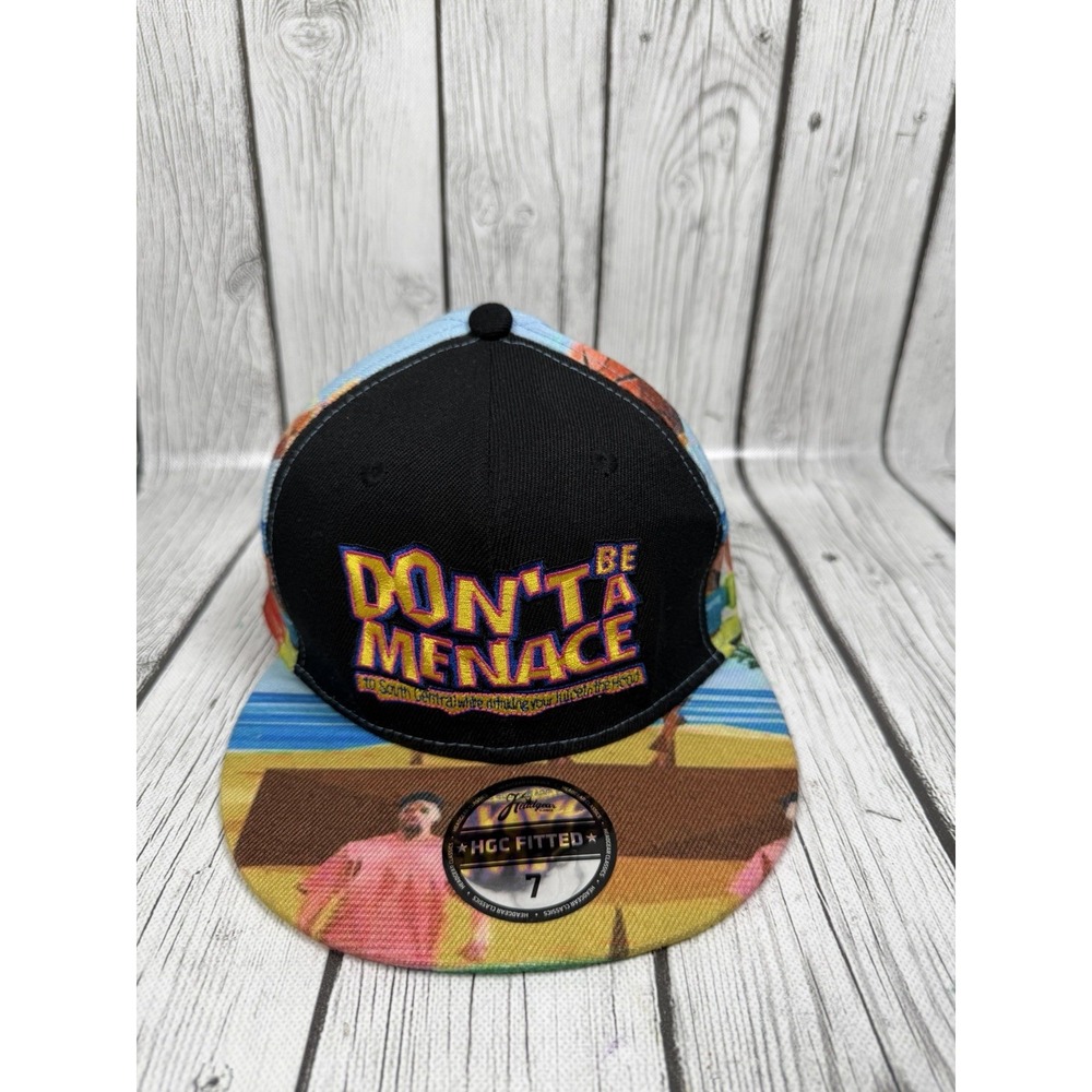 Headgear Classics Dont Be A Menace To South Central Fitted Hat 7 Loc Dog Cap